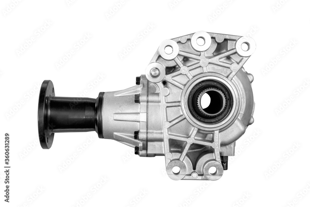 gear front axle of a car on a white background gear front axle of a car on a white background