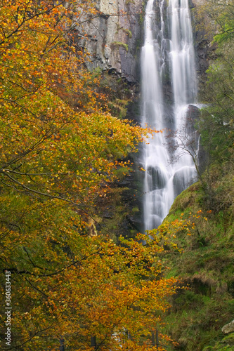 Pistyll Rhaeadr Waterfalls Nr. Llanrhaeadr ym Mochnant Welshpool Powys Wales