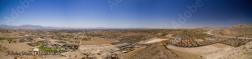 Aerial view of some cityscape from Lone Mountain