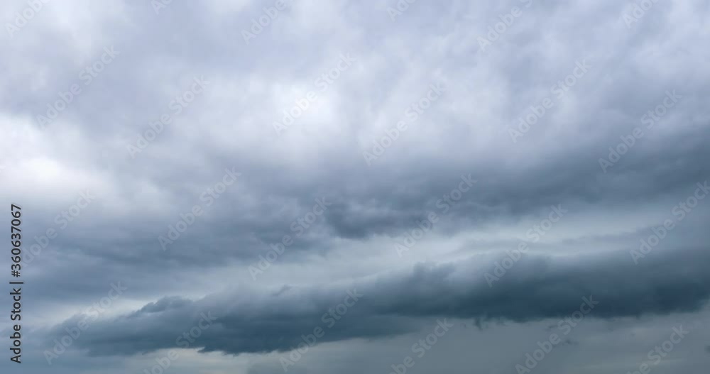 The fast moving black clouds in the sky before the rainstorm,Dark clouds are rolling,dramatic sky.4k time lapse. The fast moving black clouds in the sky before the rainstorm,Dark clouds are rolling,dramatic sky.4k time lapse.