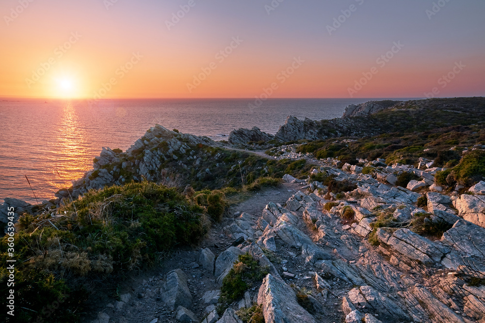 Bretagne - coucher de soleil