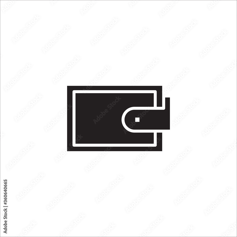 wallet purse billfold icon design vector template wallet purse billfold icon design vector template