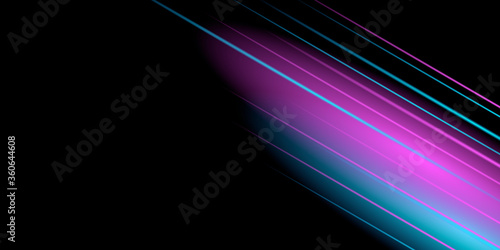 Light e-sport race game presentation background with 3D glow light effect
