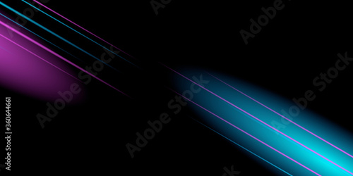 Light e-sport race game presentation background with 3D glow light effect