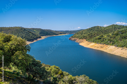 Natural landscape. Tajo River, Spain