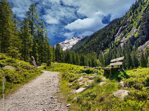 Bergwanderung in den Alpen