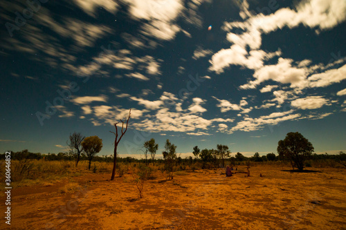 australia outback night