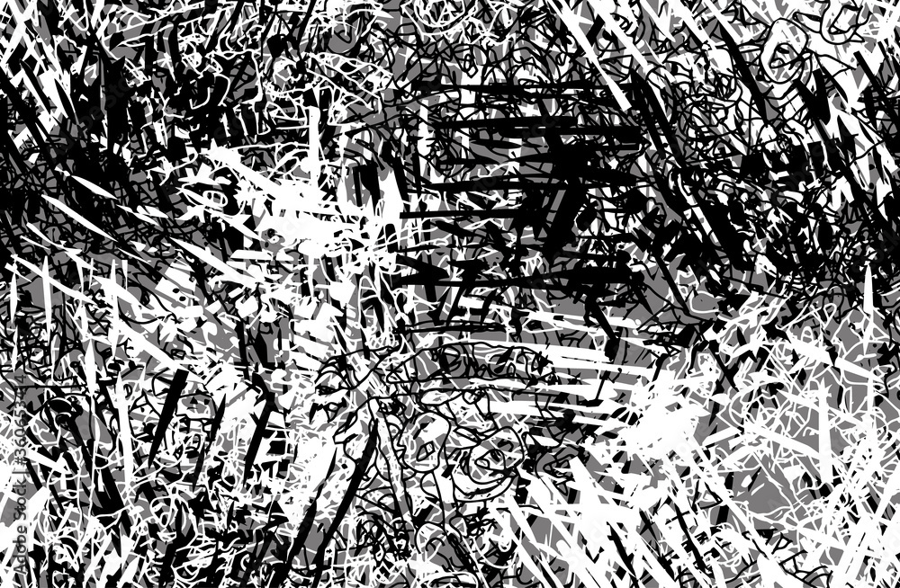 Grunge black and white. Chaotic seamless background. Repeating abstract texture. Monochrome camouflage Grunge black and white. Chaotic seamless background. Repeating abstract texture. Monochrome camouflage