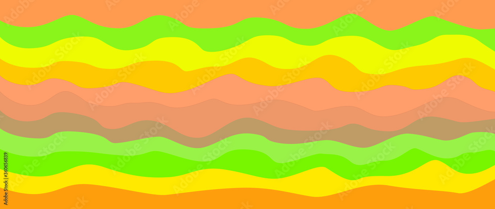 Beautiful colorful curve lines texture