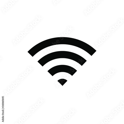  Wireless and wifi icon or wi-fi icon sign for remote internet access, Podcast vector symbol, vector illustration