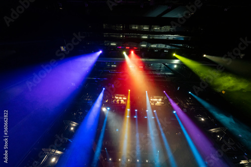 Concert stage lights