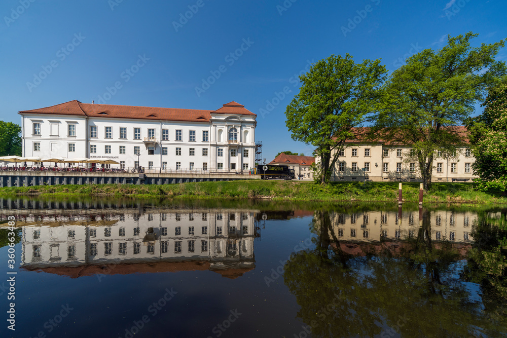 Oranienburg Palace. It is the oldest Baroque palace in the Margraviate of Brandenburg and built in a  Dutch style.