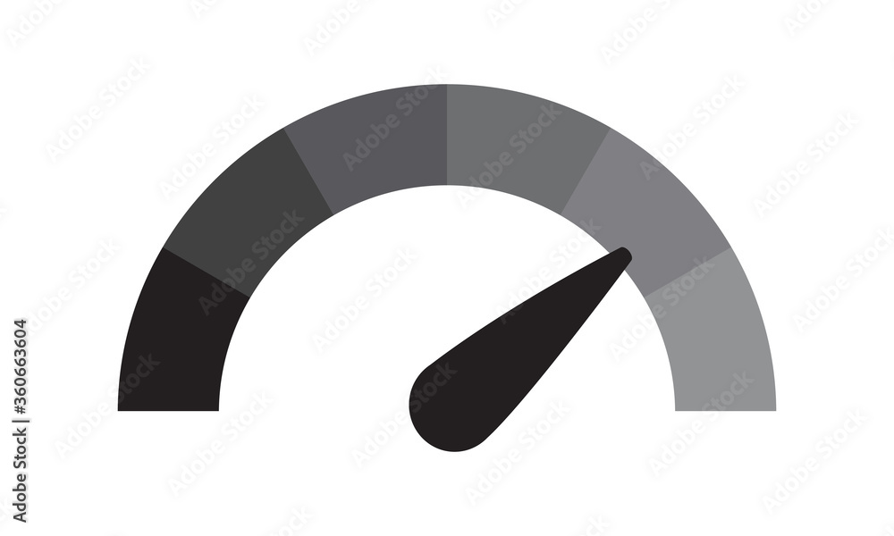Speed meter icon. vector graphics Speed meter icon. vector graphics