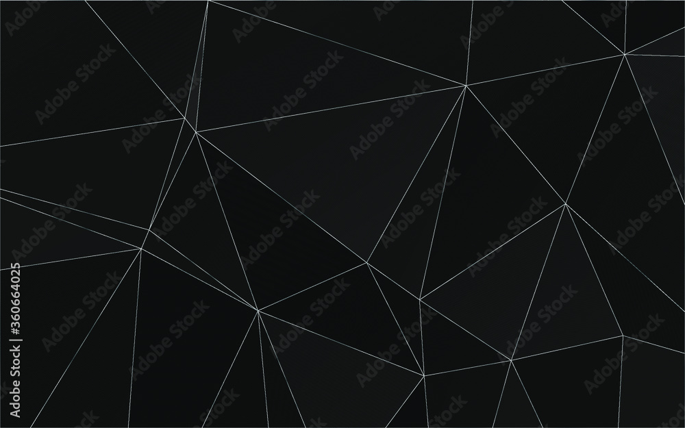 Modern Polygonal shapes background, low poly triangles mosaic, black crystals backdrop, vector design wallpaper. High technology and luxury concept. Modern Polygonal shapes background, low poly triangles mosaic, black crystals backdrop, vector design wallpaper. High technology and luxury concept.