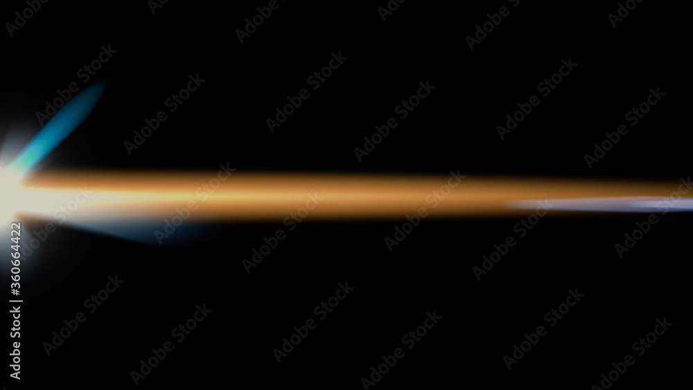 Anamorphic lens flare from a photo camera lens. Anamorphic background. Anamorphic lens flare from a photo camera lens. Anamorphic background.