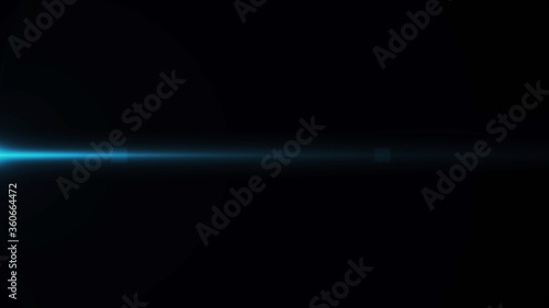 Wallpaper Mural Anamorphic lens flare from a photo camera lens. Anamorphic background. Torontodigital.ca