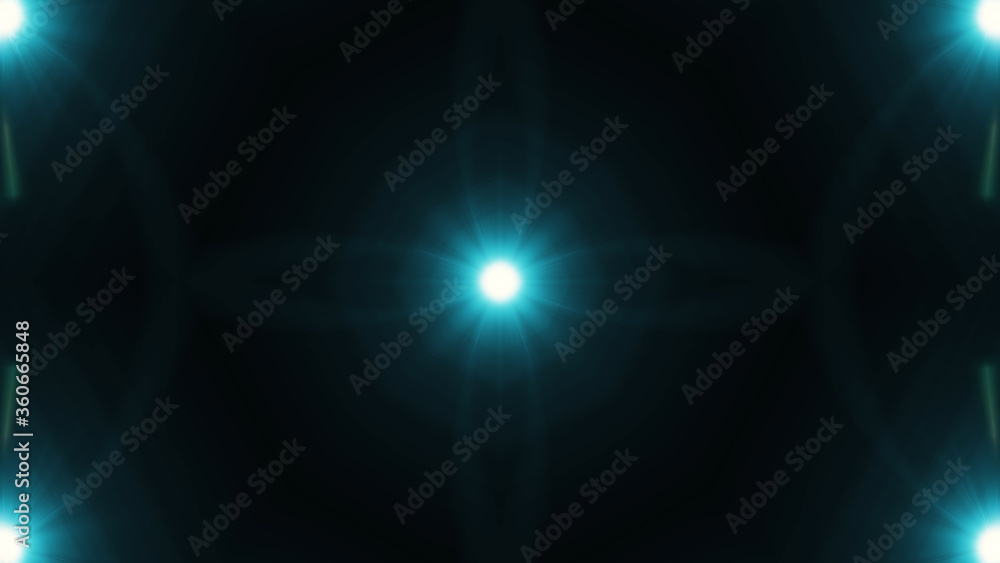 Beautiful lens flare with rays on a black background. Beautiful lens flare with rays on a black background.
