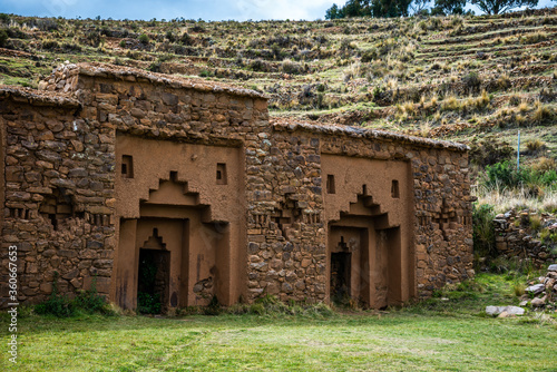 Iñakuyu, lugar de culto Inca en la Isla de la Luna, Bolivia