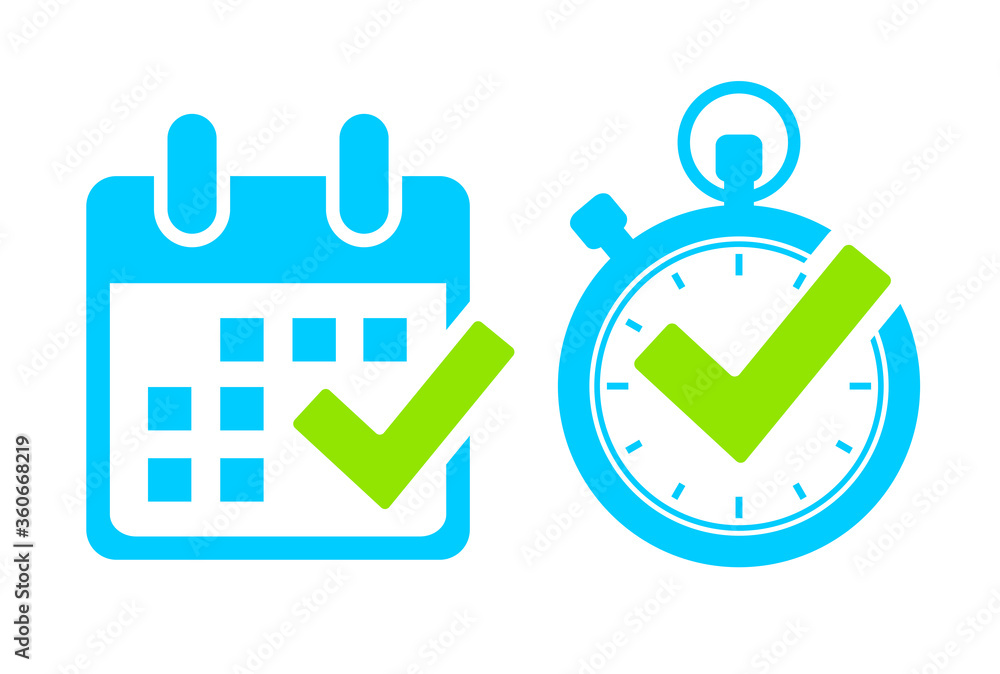 Time is now vector icon