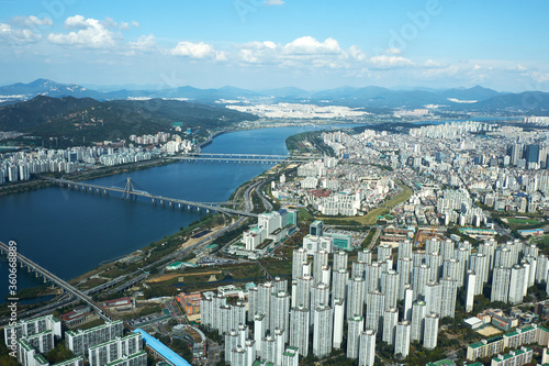 Obraz na płótnie It is scenery of Seoul, capital city of Korea.
w salonie