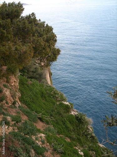 Steilküste in Monaco