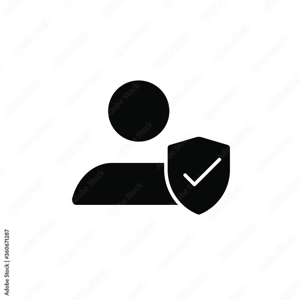 insurance mark icon illustration template insurance mark icon illustration template