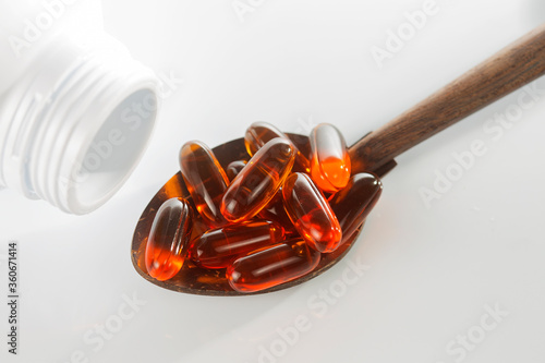 Capsules with lecithin photo