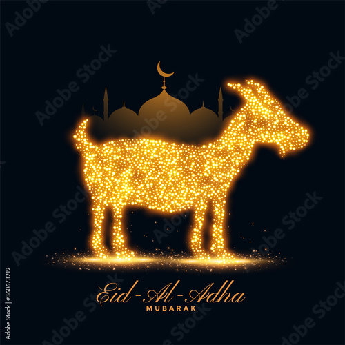 eid al adha islamic bakrid festival background design