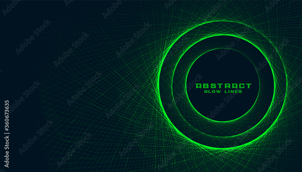 abstract green lines making a circular frame background abstract green lines making a circular frame background