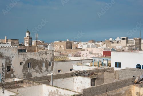 roofs of old houses in a Moroccan village