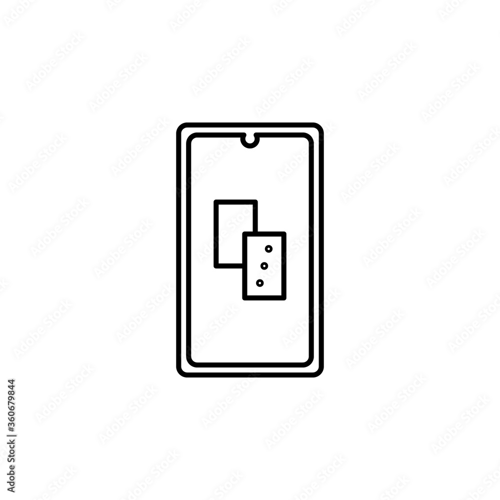gambling line icon. Signs and symbols can be used for web, logo, mobile app, UI, UX gambling line icon. Signs and symbols can be used for web, logo, mobile app, UI, UX