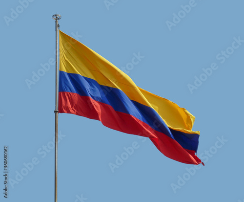 Konstfotografi colombian national flag