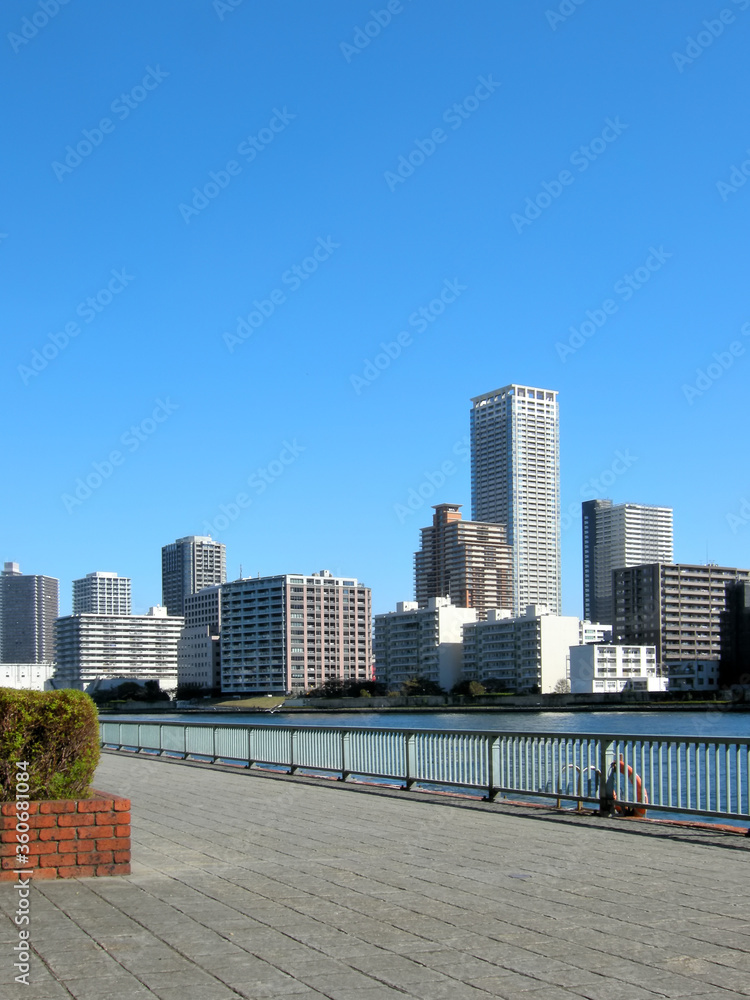 東京都中央区築地の風景