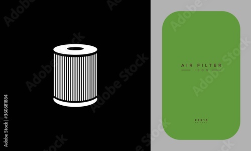 Air filter Vector Icon