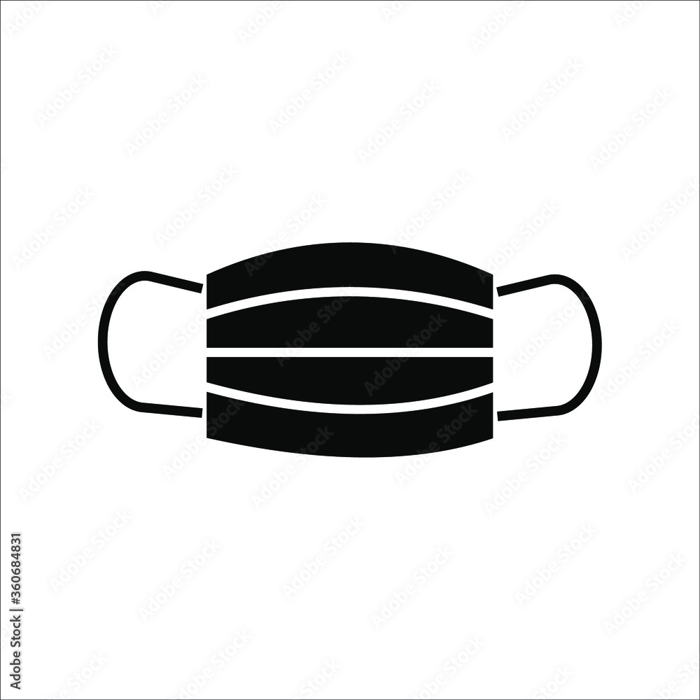 Mouth guard, Mask, Medicine Vector Icon Illustration Mouth guard, Mask, Medicine Vector Icon Illustration