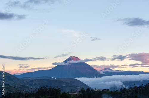 Tungurahua Volcano located in Ecuador photo