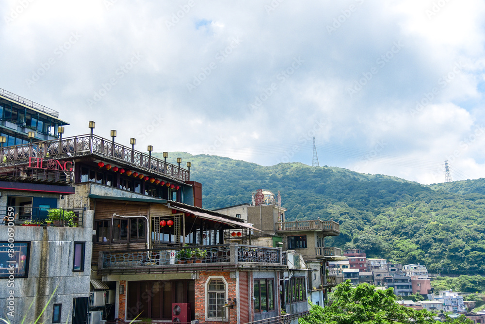 Jiufen Old street is a famous scenic in Ruifang District, New Taipei City, Taiwan.