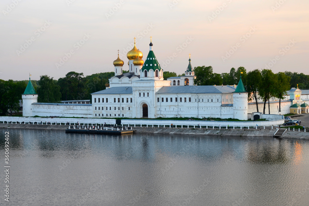 Ipatievsky Monastery located on the bank of Volga river. Kostroma town, Kostroma Oblast, Russia.