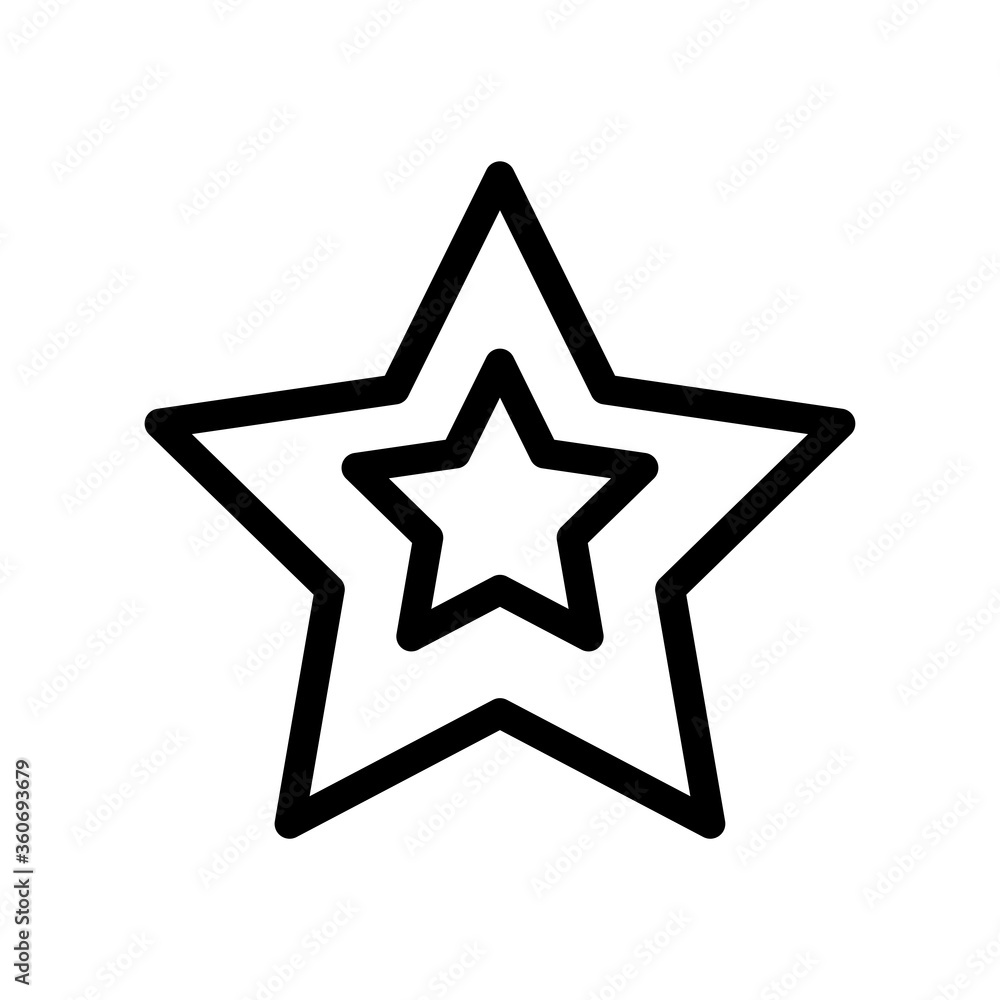 star icon vector design template in white background star icon vector design template in white background