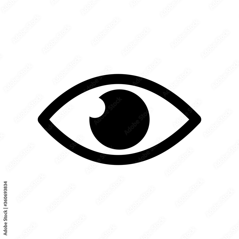 eye - eye ball icon vector design template eye - eye ball icon vector design template