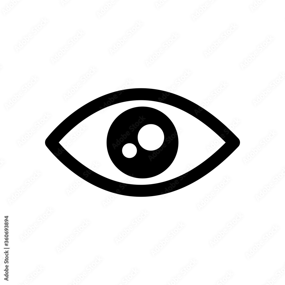 eye - eye ball icon vector design template eye - eye ball icon vector design template