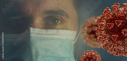 concept of corona virus and...