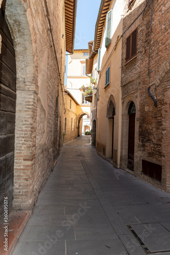 architecture in the alleys of the town of spello © Federico