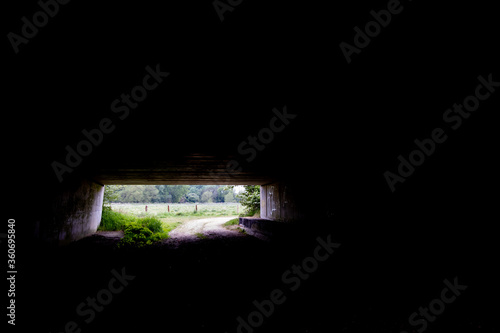 Tunnel under the M11 Motorway