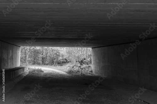 Tunnel under the M11 Motorway