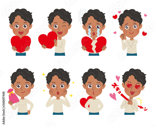 cute type african dad_love