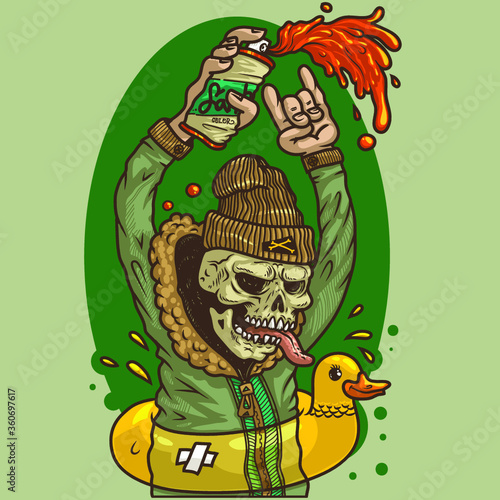 black lives matter. Vector EPS - dead hooligan - street style. Image for car (vinyl), skate, snowboard. T shirt design. Print for tshirt. Tee graphics. Vector Illustration for merch. Hype art for tee