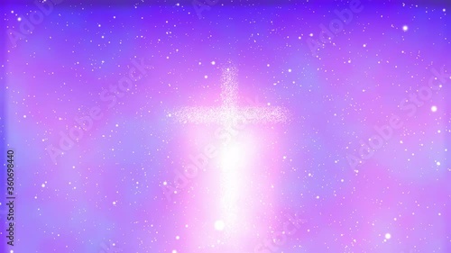 The Cross among the Cosmos Motion Background