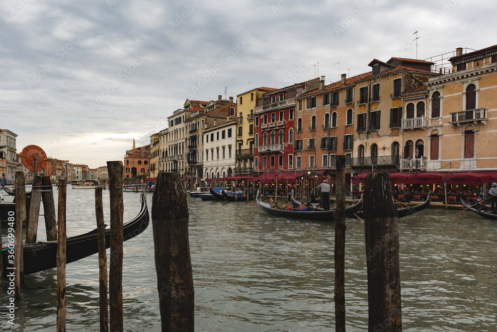 grand canals of venice, characteristic view of the island, daytime, horizontal orientation