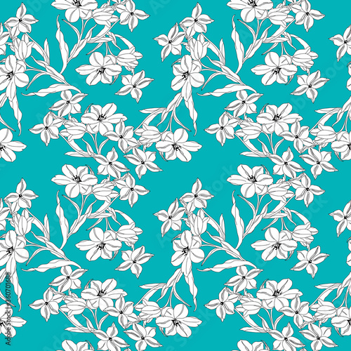 seamless flower pattern, floral print.